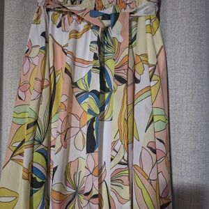 Floral Multi-Color Maxi Skirt